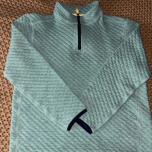 J. Crew Men's Zip-Up Sweater - Light Green
